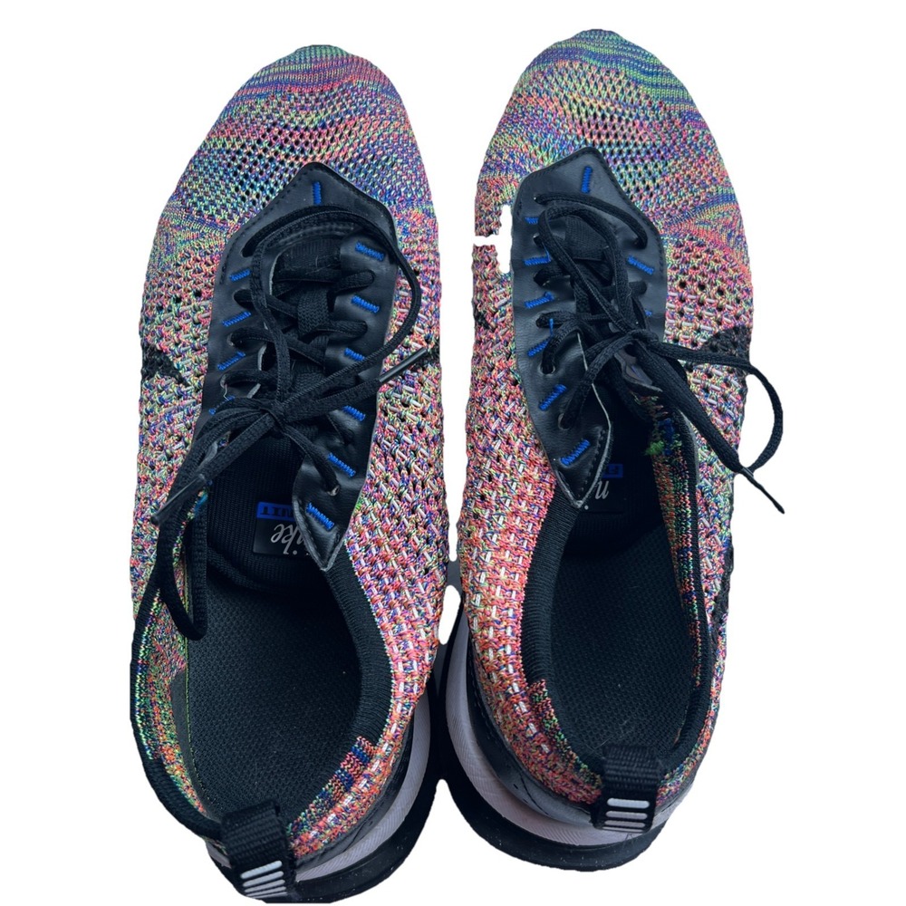 Nike Men's Size 8 Air Max Flyknit Racer Multicolor Shoes Sneakers Trainers - Picture 6 of 10